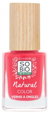 Léa Nature SO BIO étic Přírodní barevný lak na nehty 11 ml - Barva: 35: Zá?ivá korálová