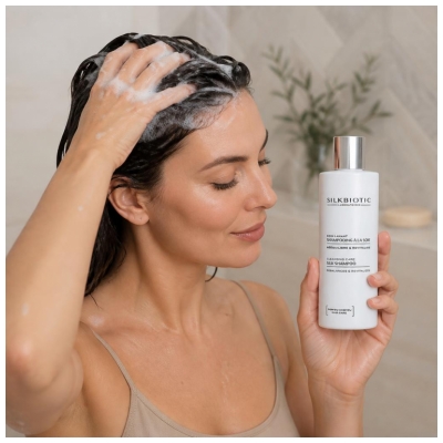 Silkbiotic Cuidado Lavante Champô de Seda 200 ml