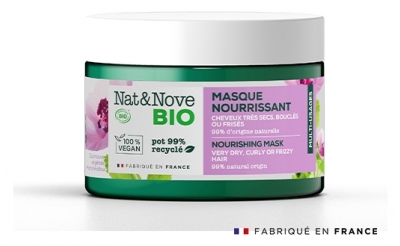 Masque Nourrissant Certifié Bio Cheveux Très Secs, Bouclés ou Frisés 300ml