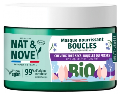 Masque Nourrissant Certifié Bio Cheveux Très Secs, Bouclés ou Frisés 300ml