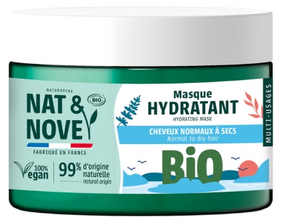 Nat&Nove Bio Gecertificeerd Organisch Hydraterend Masker Normaal tot Droog Haar 300ml