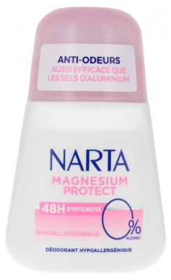 Narta Magnēzija Protect Hipokaerģēns Dezodorants 48H 50 ml