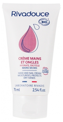 Rivadouce Organic Hand and Nail Cream 75 ml