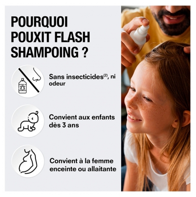 Pouxit Flash Anti-Poux et Lentes Shampoing 100 ml