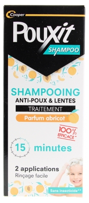 Pouxit Șampon Anti-Păduchi & Lindini Caise 200 ml