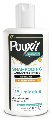 Pouxit Shampoing Anti-Poux & Lentes Abricot 200 ml