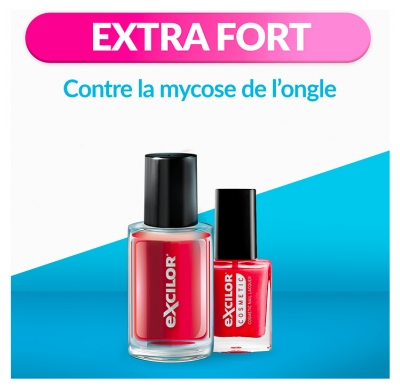 Excilor Excilor Forte Traitement Mycose de l'Ongle Coloré + Vernis Classique Coloré 30 ml