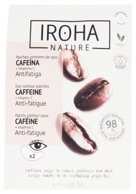 Iroha Nature Cafeína Contorno dos Olhos 2 Adesivos