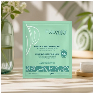 Placentor Végétal Masque Purifiant Matifiant 25 g
