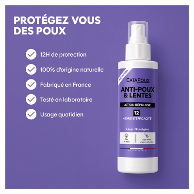 Catapoux Anti-Poux & Lentes Lotion Répulsive 100 ml