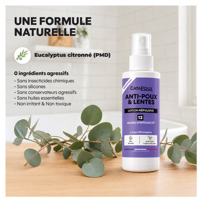 Catapoux Anti-Poux & Lentes Lotion Répulsive 100 ml