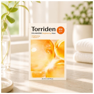 Torriden Cellmazing Lysnende ansigtsmaske med C-vitamin 26 ml