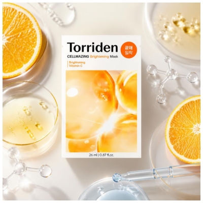 Torriden Cellmazing Lysnende ansigtsmaske med C-vitamin 26 ml