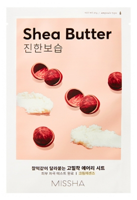 Missha Airy Fit Shea Butter Sheet Mask 19 g