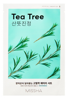 Missha Airy Fit Tea Tree Sheet Mask 19 g