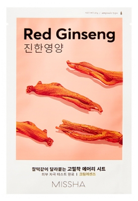 Missha Airy Fit Red Ginseng Sheet Mask 19 g