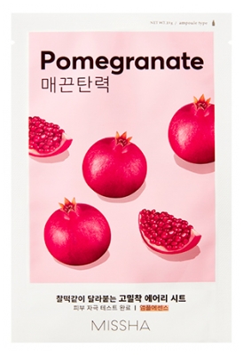 Missha Airy Fit Pomegranate Sheet Mask 19 g