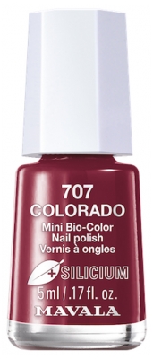 Mavala Mini Bio Color met Siliconen Nagellak 5 ml - Kleur: 707 : Colorado