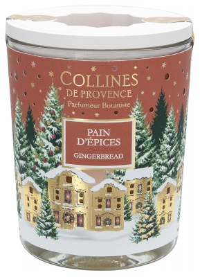 Collines de Provence Bougie de Noël 180 g - Senteur : Pain d'Épices