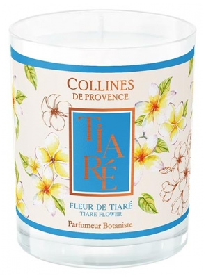 Collines de Provence Les Estivales Dišeča sveča 180 g - Vonj: Tiaré Flower