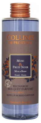 Collines de Provence Duo Tuoksukimppu Täyttöpakkaus 200 ml - Tuoksu: Myski & mustat hedelmät