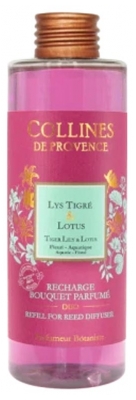 Collines de Provence Navulling Bouquet Parfumé Duo 200 ml - Geur: Tijgerlelie & lotus