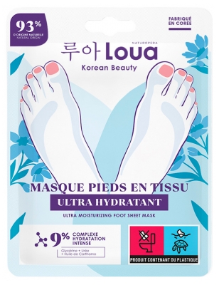 Loua Mascarilla Pies en Tejido Ultrahidratante 1 Par 16 ml