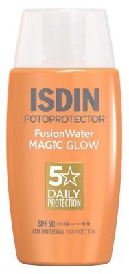 Isdin Fotoprotector Fusion Water Magic Glow Crème Solaire SPF50 50 ml