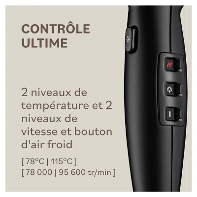 BaBylissPRO Sèche-Cheveux Lupia Noir