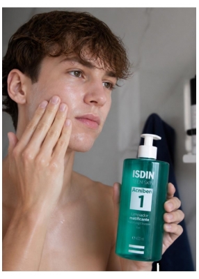 Isdin Acniben 1 Gel de Limpeza Matificante 400 ml