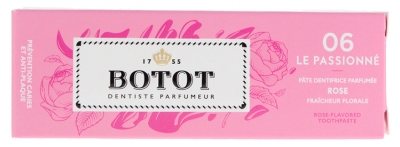 Botot Pasta de Dentes Perfumada de Rosa O Apaixonado 25 ml