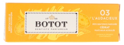 Botot Tuoksuva Hammastahna Sukaattisitruuna L'Audacieux 25 ml