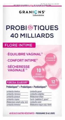 Granions Probiotikai 40 milijardų Intymiai florai 14 kapsulių