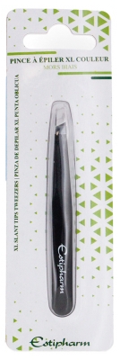 Pinça XL Cor Ponta Inclinada Estipharm - Cor: Preto