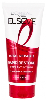 L'Oréal Paris Elseve Total Repair 5 Rapid Restore Après-Shampoing Démêlant Intensif 180 ml