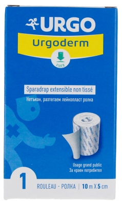 Urgo Urgoderm Strækbart Non-Woven Plaster 10 m x 5 cm