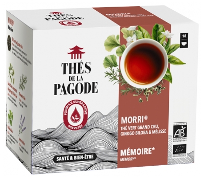 Thés de la Pagode Morri Thé Vert Grand Cru Mémoire Bio 18 Sachets