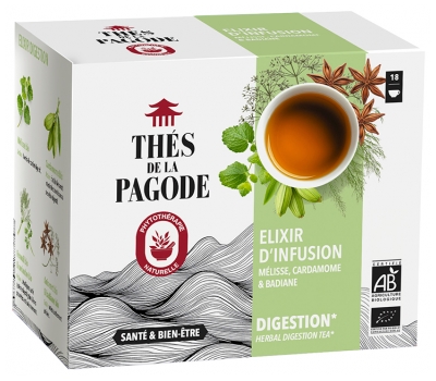 Thés de la Pagode Infusie Yin & Yang Digest Bio 18 Zakjes