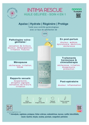 Womanology Intima Rescue Huile Gélifiée 4en1 Vulve + Périnée 50 ml