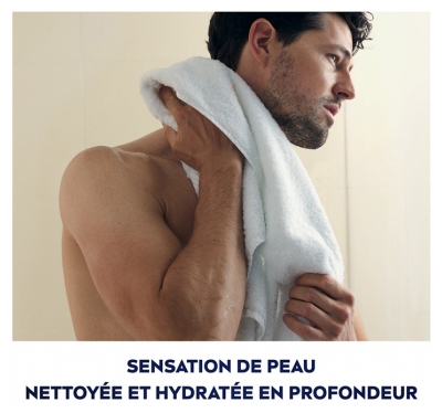 Nivea Men Hydro Care Gel Douche 3en1 Corps Visage et Cheveux 500 ml