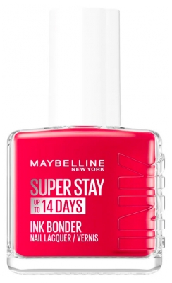 Maybelline New York Superstay Ink Bonder Nail Polish 12 ml - Colour: 08 Passionate Red