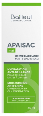 Apaisac Biorga Mattifying Mate Cream 40ml