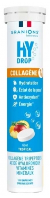 Granions HyDrop Collagène 1 g 18 Comprimés Effervescents - Arôme : Tropical