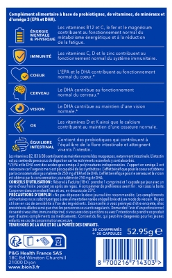 Bion 3 Multi & Oméga 3 30 tabletes + 30 kapsulas