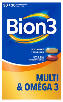 Bion 3 Multi & Oméga 3 30 tabletes + 30 kapsulas