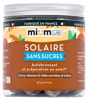 Mium Lab Solar Sem Açúcares 42 Gomas