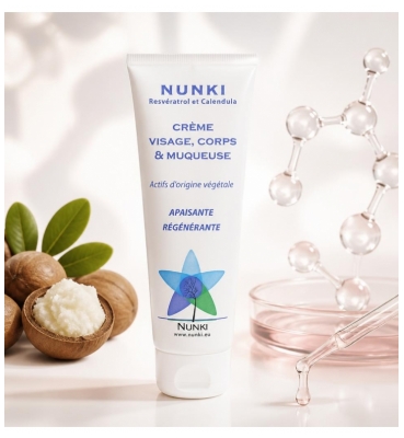Nunki Crème Visage Corps & Zone Intime 75 ml