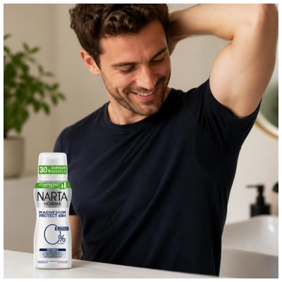 Narta Homme Magnesium Protect 48H Invisible Deodorant Spray 100 ml