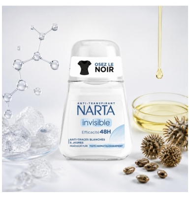 Narta Antitranspirante Invisível 48H 50 ml