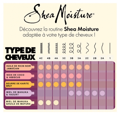 SheaMoisture Huile de Ricin Noir de Jamaïque Soin Sans Rinçage Réparateur et Fortifiant 431 ml